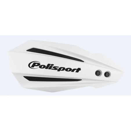 POLISPORT 8308500030 : Paramanos POLISPORT MX Bullit Blanco/Negro - HONDA CRF