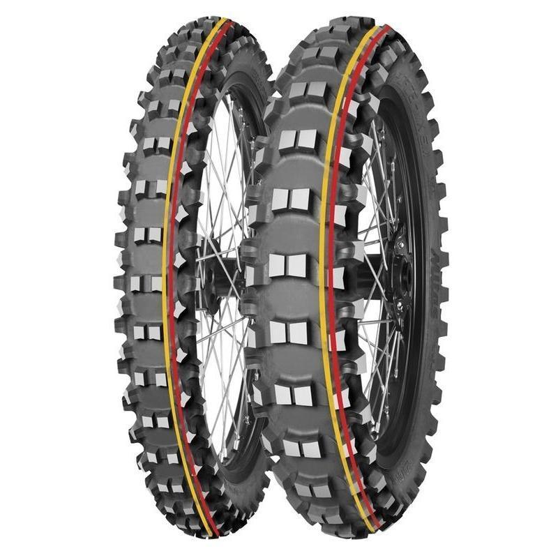 MITAS 70000938 : Neumático MITAS TERRA FORCE-MX SM 110/90-19 NHS 62M TT SOFT TO MEDIUM RED YELLOW