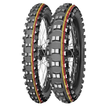 MITAS 70000938 : Neumático MITAS TERRA FORCE-MX SM 110/90-19 NHS 62M TT SOFT TO MEDIUM RED YELLOW