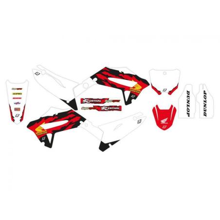 BLACKBIRD 2149AA : Kit de adhesivos BLACKBIRD Retro - Honda CR