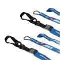 RFX FXTD3000055GB : Correas de amarre RFX Race Series 1.0 (GB LTD) con bucle adicional y clip de mosquetón