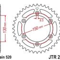 JT SPROCKETS JTR251.48SC : Corona JT 251 de acero con 48 dientes paso 520 autolimpiable