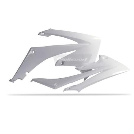 POLISPORT 8412700002 : POLISPORT Radiator Covers White Honda CRF250R/CRF450R