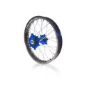 ART  : ART MX Complete Front + Rear Wheel 21x1,60/19x2,15 Black Rim/Blue Hub Yamaha