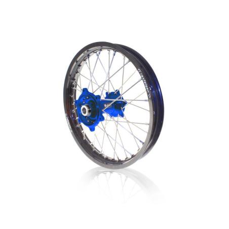ART  : ART MX Complete Front + Rear Wheel 21x1,60/19x2,15 Black Rim/Blue Hub Yamaha