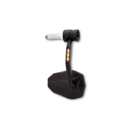 HIGHSIDER 301-527 : Retrovisor de manillar HIGHSIDER Victory Rim (con intermitente y luz de posición LED)
