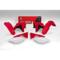 RACETECH R-KITCRF-OEM-600 : RACETECH Plastic Kit OEM Color (2017) Red/Black/White Honda CRF450RX
