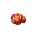 SCAR MODP500 : Tapón magnético de vaciado de aceite SCAR naranja