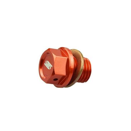 SCAR MODP500 : Tapón magnético de vaciado de aceite SCAR naranja