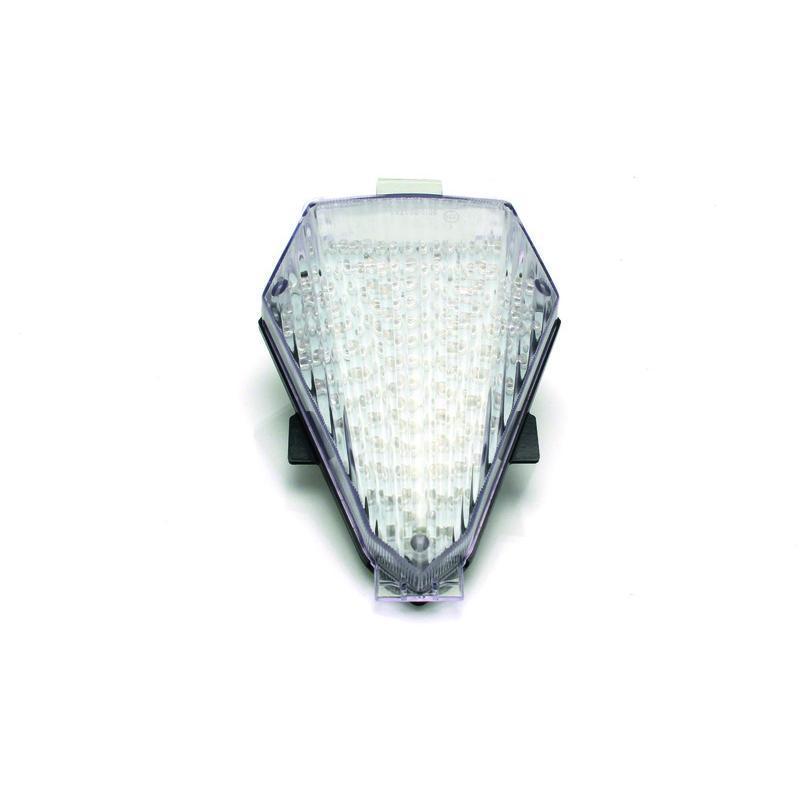 BIHR TZY-238-INT : Piloto trasero BIHR Led con intermitentes integradoYamaha R6