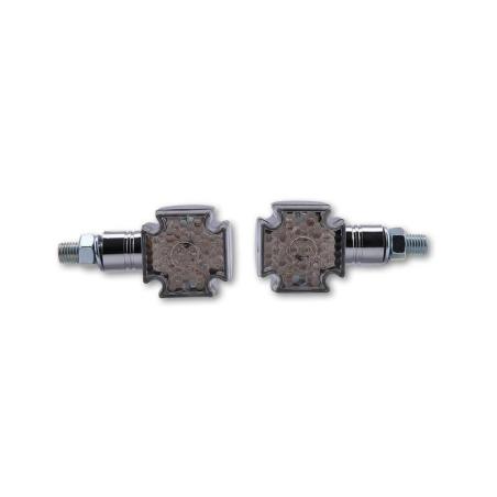 SHIN YO 204-151 : Intermitentes LED SHIN YO Cross cromo