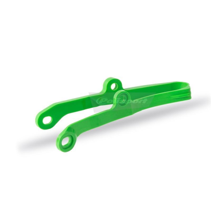 POLISPORT 8453700002 : Patin guía cadenas POLISPORT verde Kawasaki KX250F / KX450F