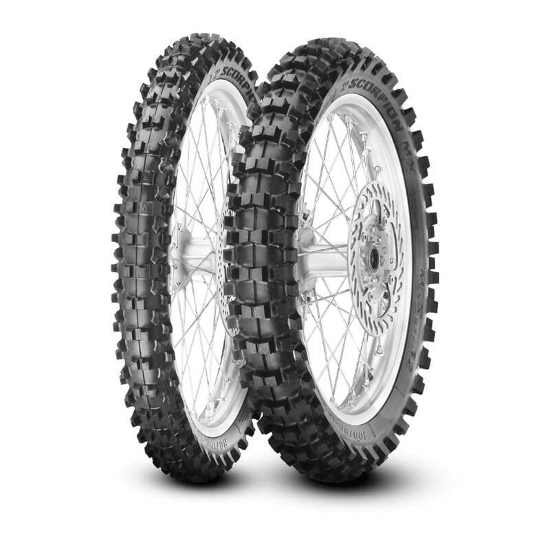 PIRELLI 4016800 : Neumático PIRELLI SCORPION MX32 MID HARD Stadium 110/90-19 NHS 62M TT