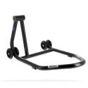 BIHR  : Caballete monobrazo izquierdo BIHR Home Track color negro mate y ruedas negras