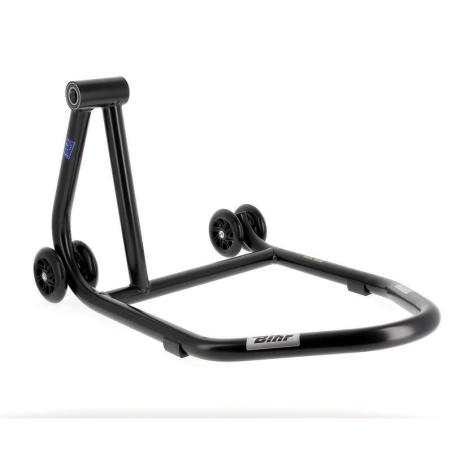 BIHR  : Caballete monobrazo izquierdo BIHR Home Track color negro mate y ruedas negras