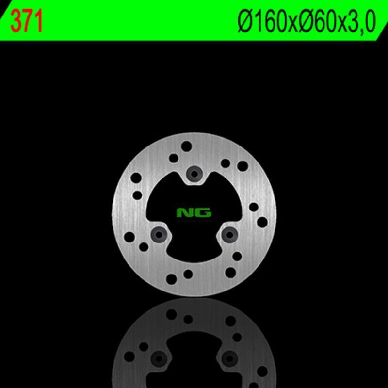 NG BRAKE DISC 371 : Disco de freno NG BRAKES redondo fijo