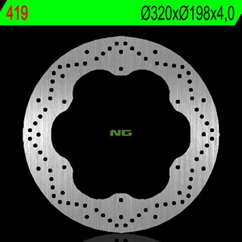 NG BRAKE DISC 419 : Disco de freno NG BRAKES redondo fijo