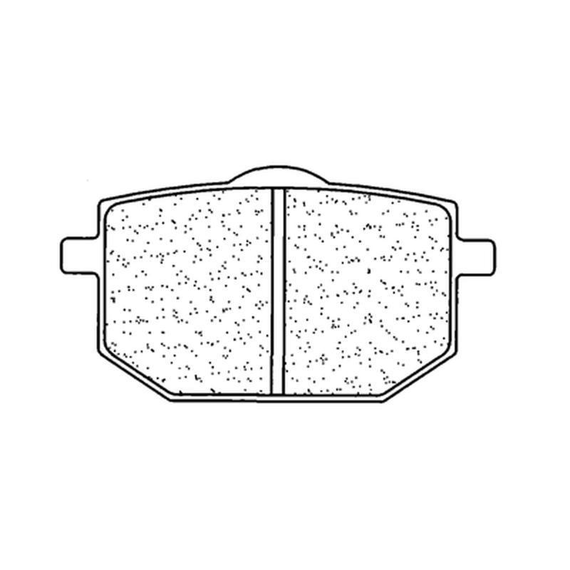 CL BRAKES 2393S4 : Juego de pastillas sinterizadas CL BRAKES (2393S4)