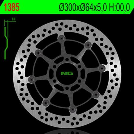 NG BRAKE DISC 1385 : Disco de freno NG BRAKES redondo flotante