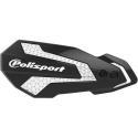 POLISPORT 8308200038 : Paramanos POLISPORT MX Flow negro / blanco - Kawasaki KX250F / 450F