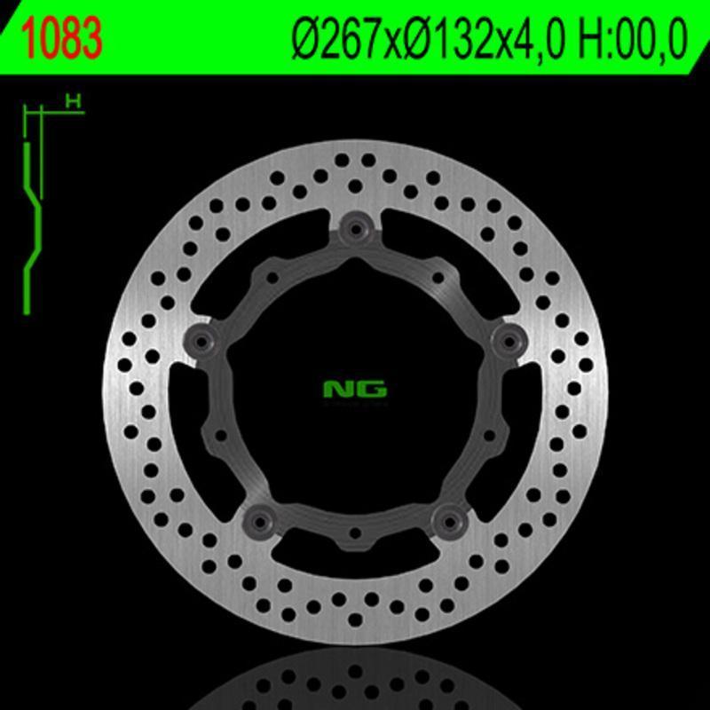 NG BRAKE DISC 1083 : Disco de freno NG BRAKES redondo flotante