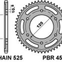 PBR 4529 37 C45 : Corona PBR acero C45 estándar 4529 - 525