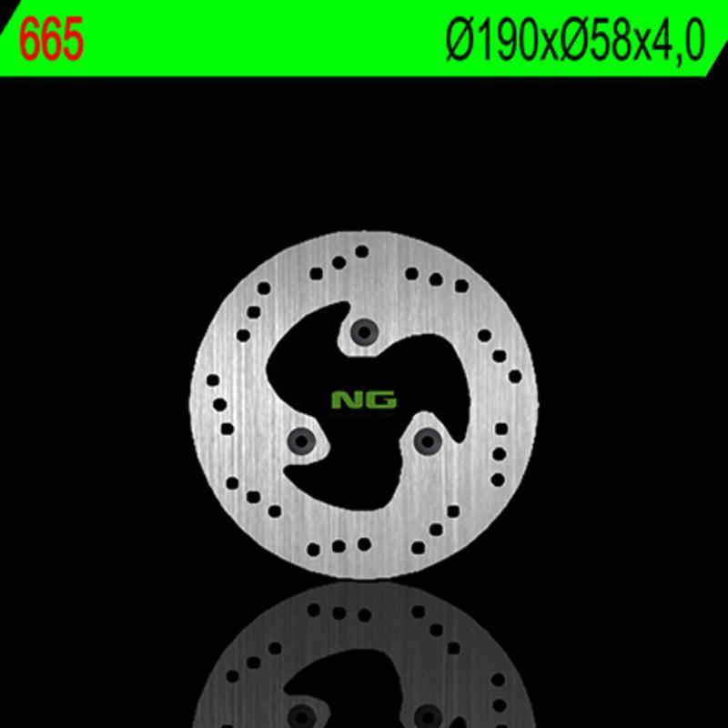 NG BRAKE DISC 665 : Disco de freno NG BRAKES redondo fijo