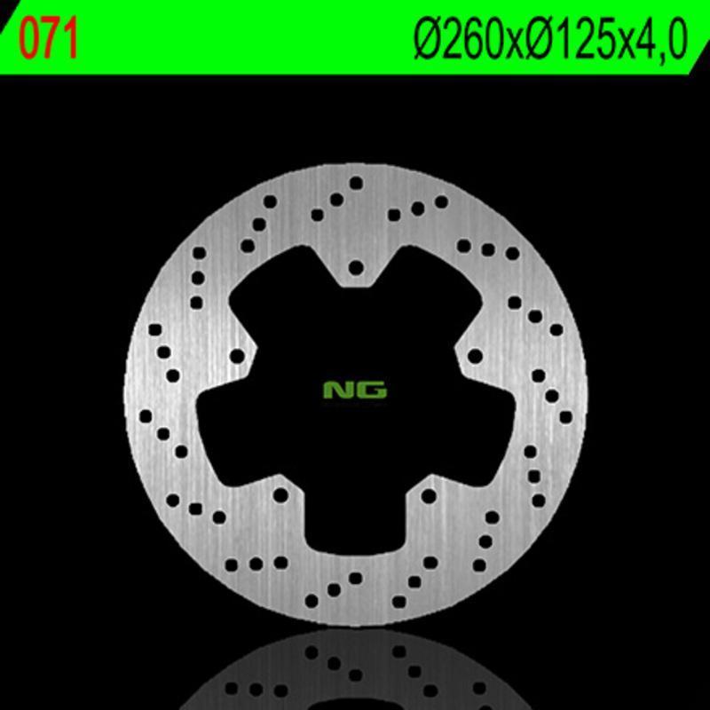 NG BRAKE DISC 071 : Disco de freno NG BRAKES redondo fijo