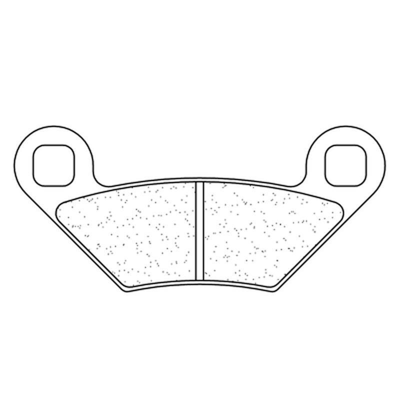 CL BRAKES 1222ATV1 : Juego de pastillas sinterizadas CL BRAKES (1222ATV1)