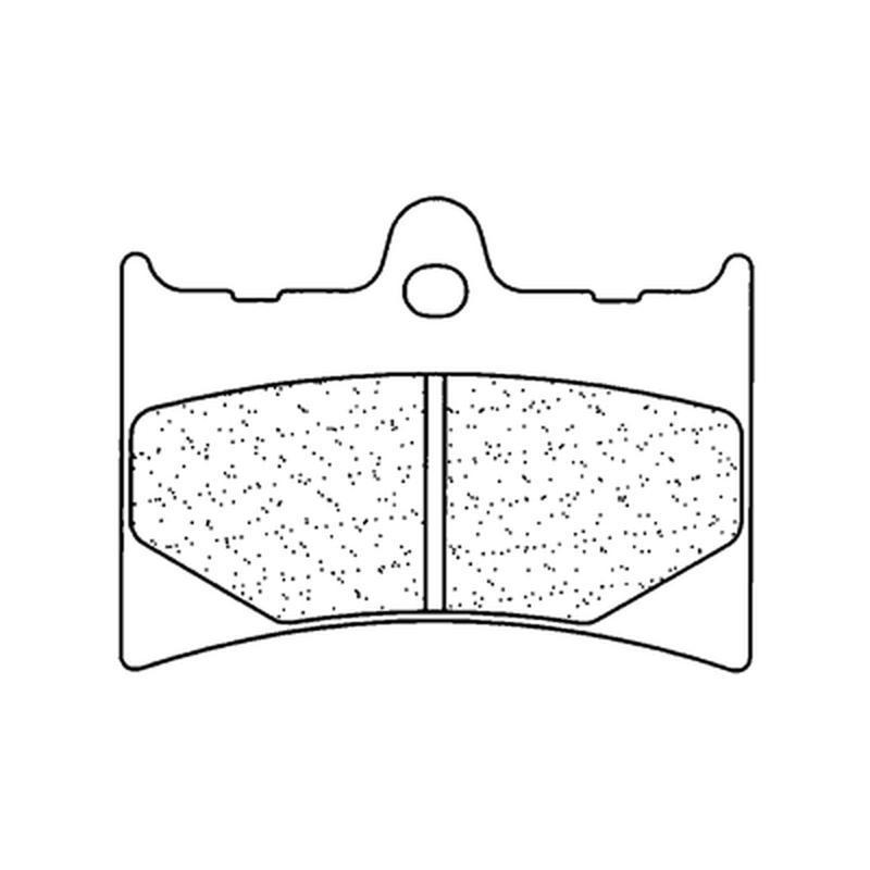 CL BRAKES 2398EN10 : Juego de pastillas sinterizadas CL BRAKES (2398EN10)