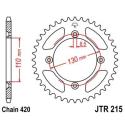JT SPROCKETS JTR215.49 : Corona JT 215 de acero con 49 dientes