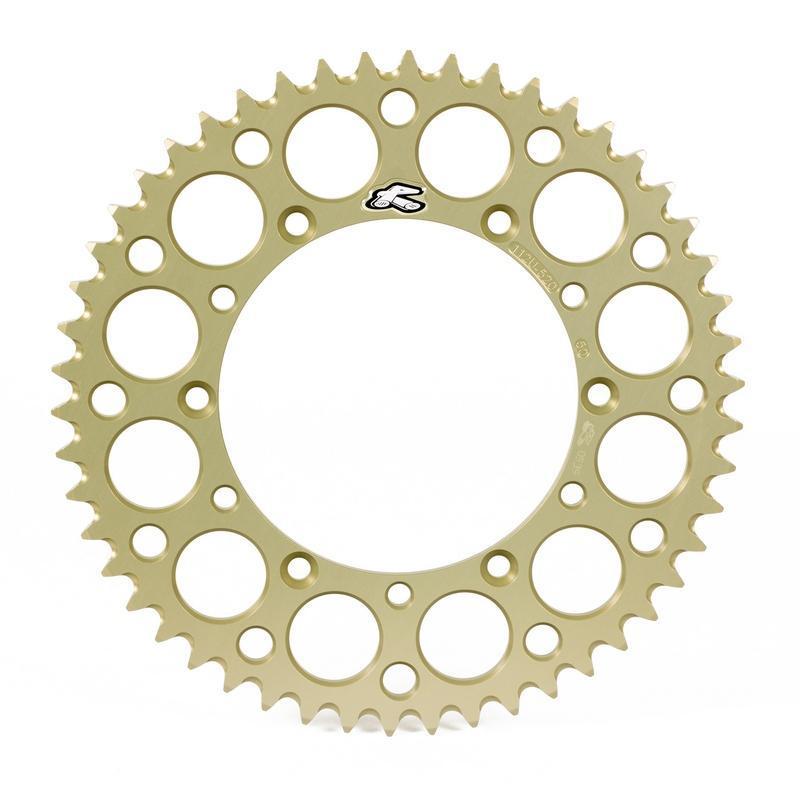 RENTHAL 154U-520-51GRHA : Corona RENTHAL aluminio ultraligera autolimpiable 154U - Paso 520 - Hard Anodized Limited Edition