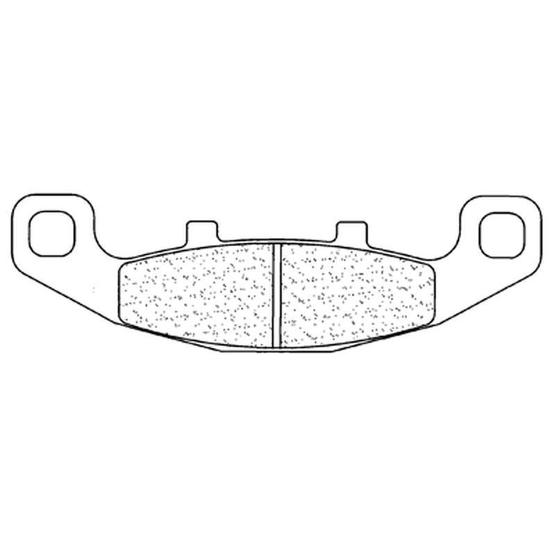 CL BRAKES 2304RX3 : Juego de pastillas sinterizadas CL BRAKES (2304RX3)