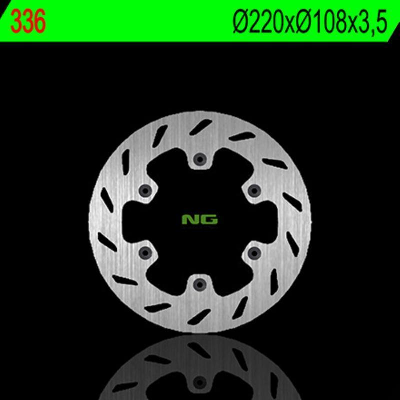 NG BRAKE DISC 336 : Disco de freno NG BRAKES redondo fijo