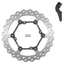 NG BRAKE DISC 1326XK17 : Kit disco de freno sobredimensionado NG BRAKES ondulado flotante