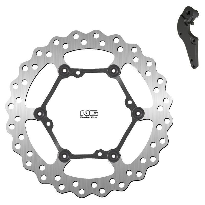 NG BRAKE DISC 1326XK17 : Kit disco de freno sobredimensionado NG BRAKES ondulado flotante