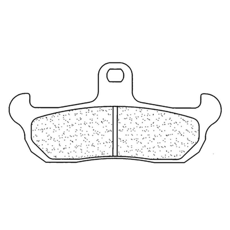 CL BRAKES 2400S4 : Juego de pastillas sinterizadas CL BRAKES (2400S4)