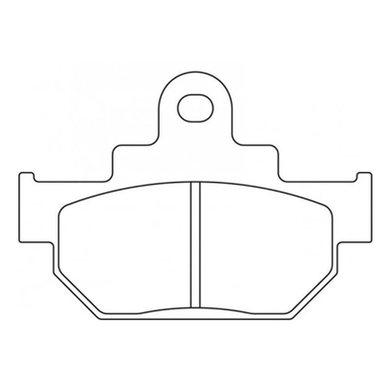 CL BRAKES 2387S4 : Juego de pastillas sinterizadas CL BRAKES (2387S4)