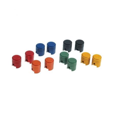 RFX FXVC1000000RD : Tapas de válvula RFX Sport (pistón/rojo) 2 unidades