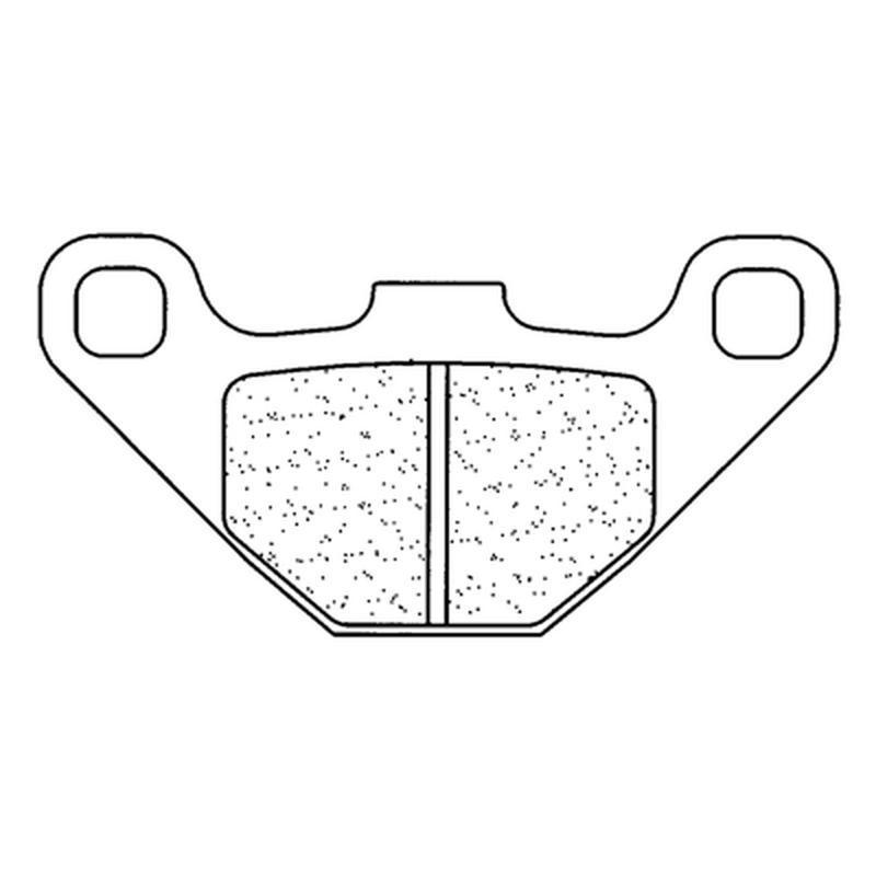 CL BRAKES 2466MX10 : Juego de pastillas sinterizadas CL BRAKES (2466MX10)