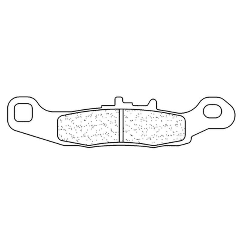 CL BRAKES 2750MX10 : Juego de pastillas sinterizadas CL BRAKES (2750MX10)