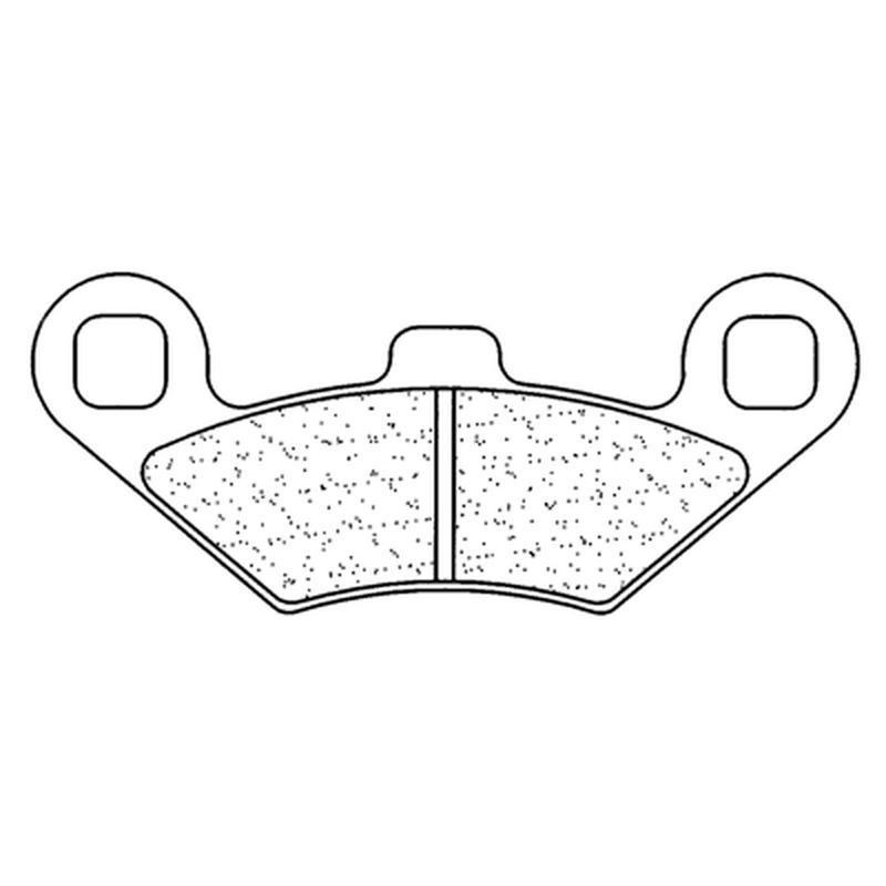 CL BRAKES 2927X59 : Juego de pastillas sinterizadas CL BRAKES (2927X59)