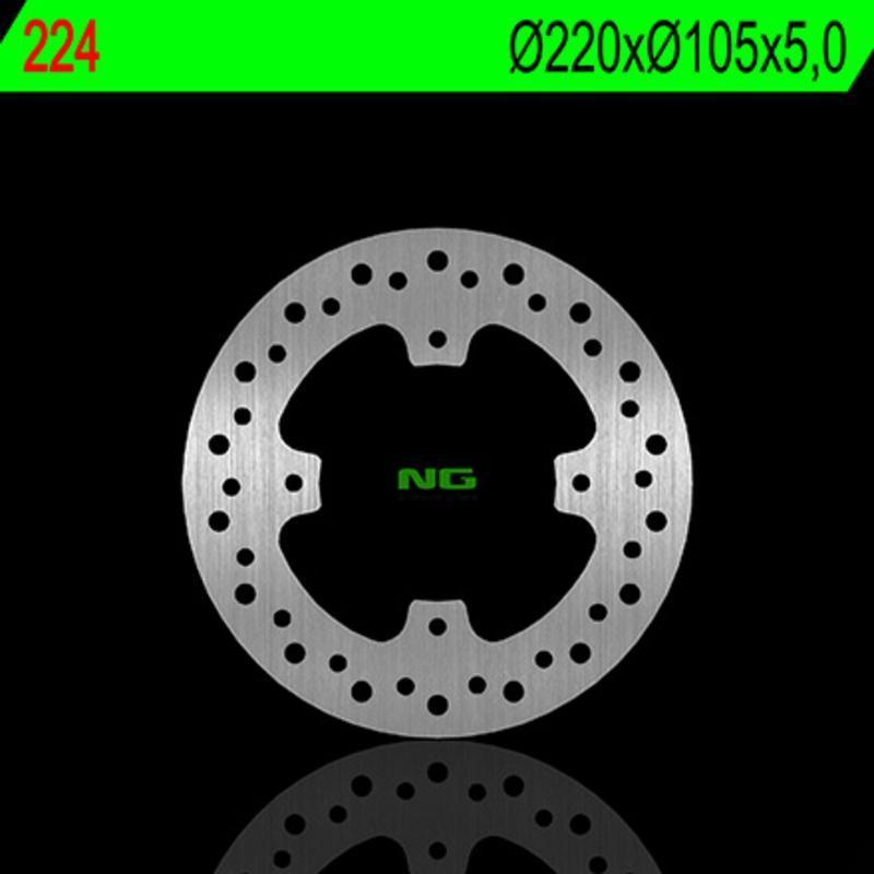 NG BRAKE DISC 224 : Disco de freno NG BRAKES redondo fijo