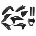 POLISPORT 91028 : Kit de plástica POLISPORT negro Gas Gas EC