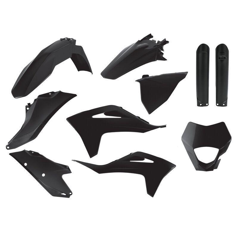POLISPORT 91028 : Kit de plástica POLISPORT negro Gas Gas EC