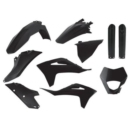 POLISPORT 91028 : Kit de plástica POLISPORT negro Gas Gas EC