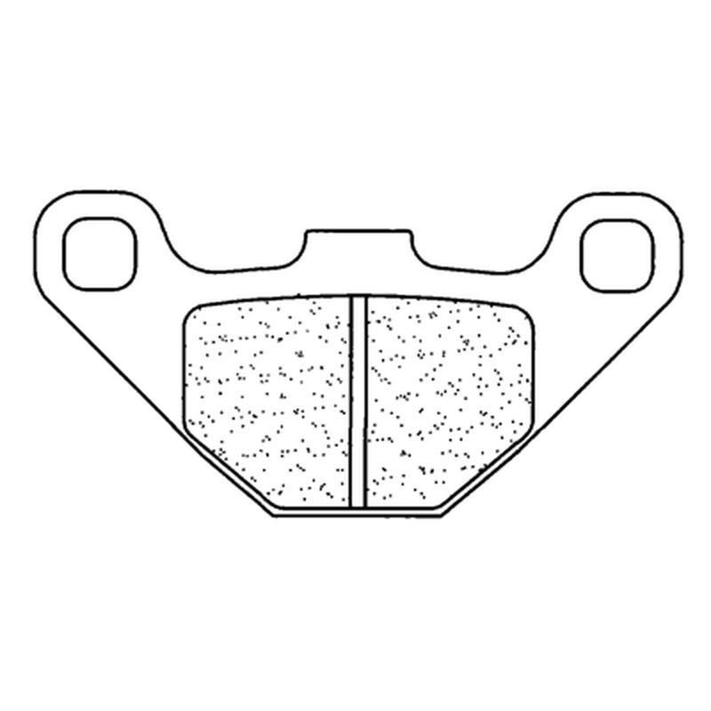 CL BRAKES 2306S4 : Juego de pastillas sinterizadas CL BRAKES (2306S4)