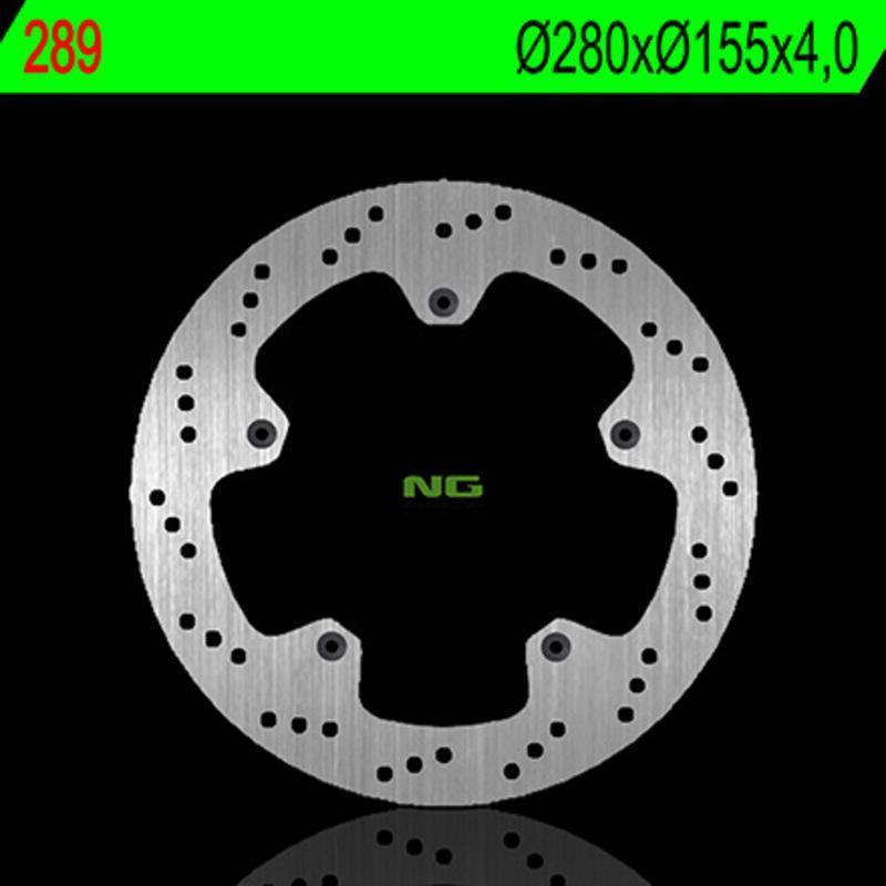 NG BRAKE DISC 289 : Disco de freno NG BRAKES redondo fijo