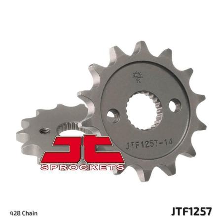 JT SPROCKETS JTF1257.15 : Piñón JT SPROCKETS acero estándar 1257 - Paso 428
