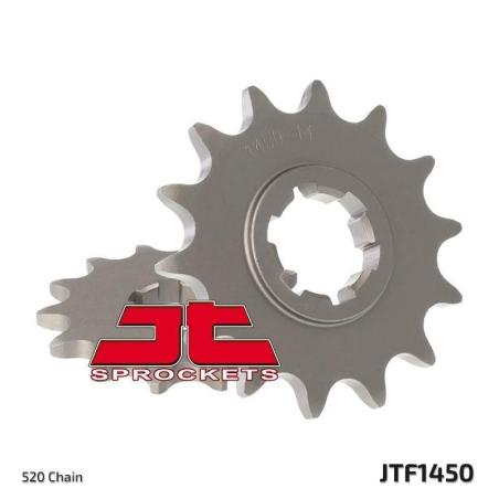 JT SPROCKETS JTF1450.14 : Piñón JT SPROCKETS acero estándar 1450 - Paso 520